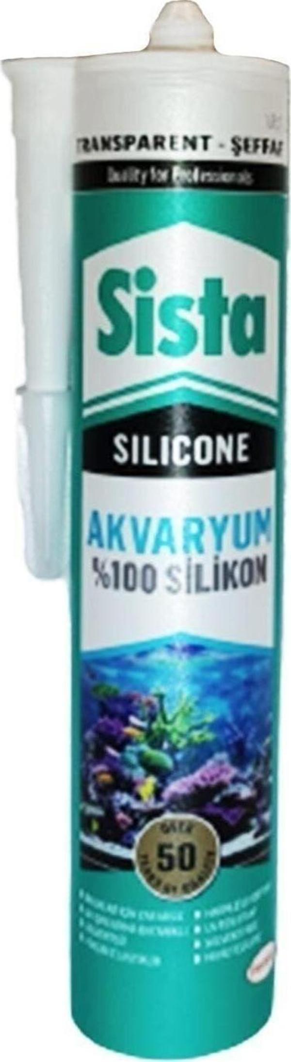 Sista Akvaryum Silikonu 340 Gr. Şeffaf - Image 1