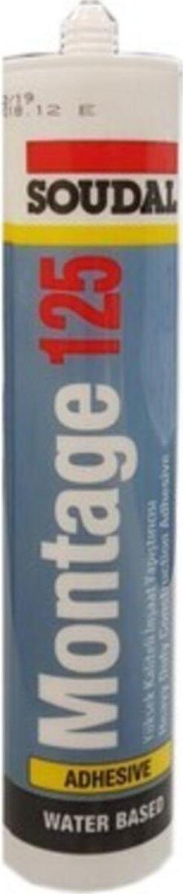 Soudal Montage 125 Akrilik Yapıştırıcı 310 Ml Beyaz - Image 1