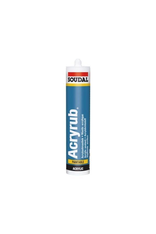 Soudal Silikonize Mastik Beyaz 500 Gr. - Image 1