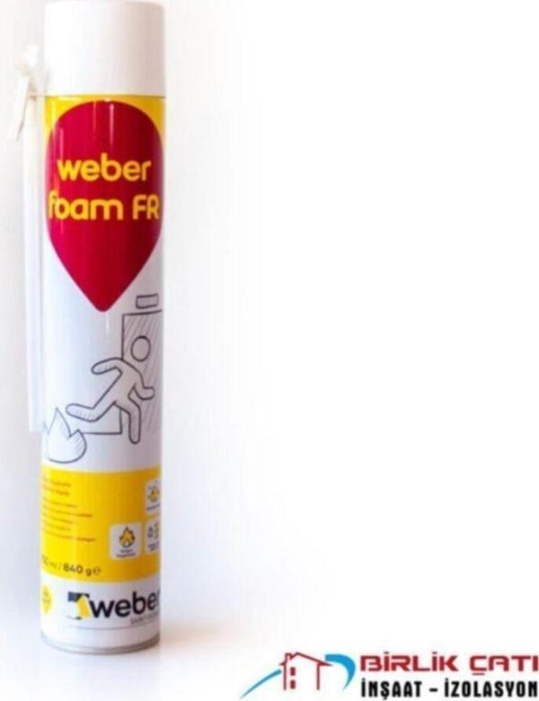 Weber Foam Fr Köpük Yangın Dayanımlı 750 Ml/840 Gr - Image 1