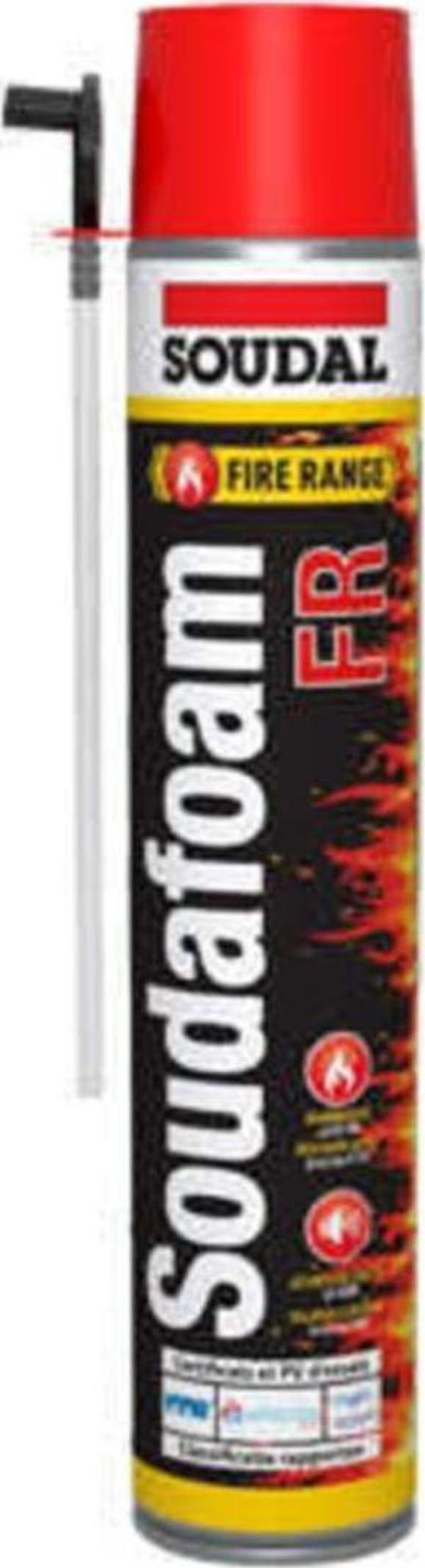 Soudal Soudafoam Fr Yangına Dayanıklı Ve Yangın Geciktirici Pu Köpük Manuel 750 Ml - Image 1