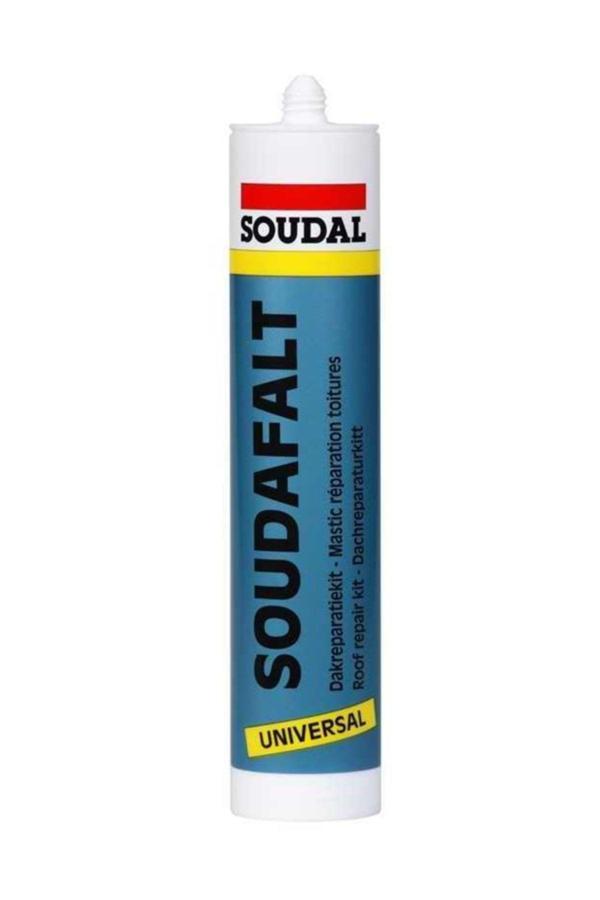 Soudal Soudafalt Bitum Bazlı Mastik Çatı Tamir Amaçlı 310 Ml Siyah - Image 1