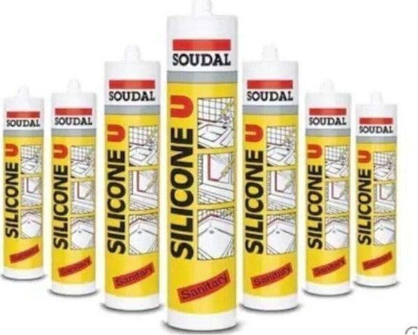 Soudal 30'Lu 1 Koli Şeffaf Silikon - Image 1