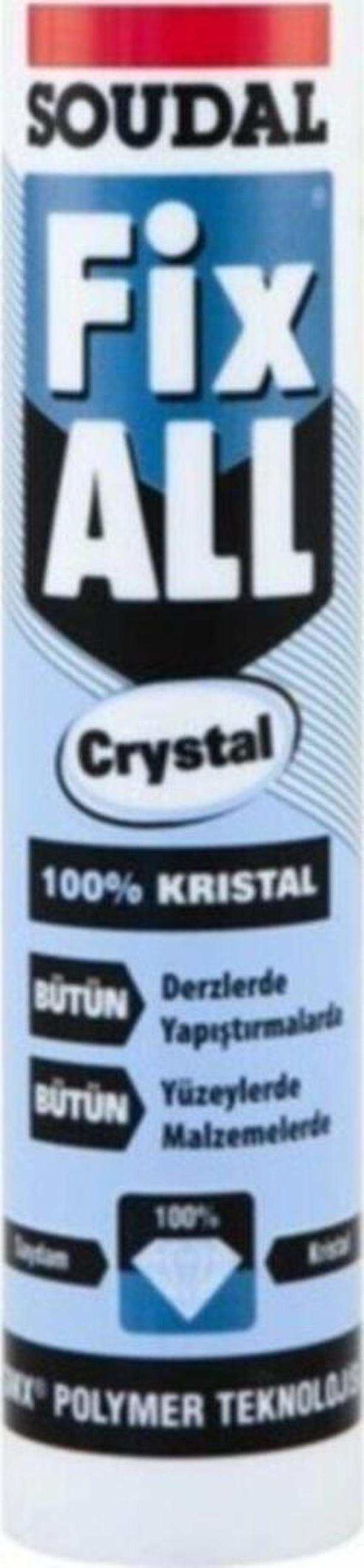 Soudal Fix All Crystal 290 Ml %100 Şeffaf - Image 1