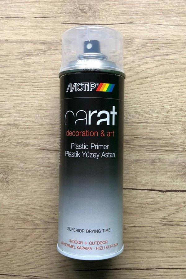Motip Carat Renksiz Şeffaf Plastik Yüzey Astarı Sprey 400 Ml - Image 1