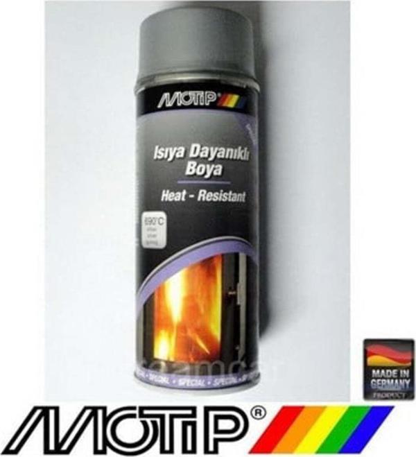 Motip 690°C Isıya Dayanıklı Gümüş Boya 400 Ml. Made İn Germany - Image 1