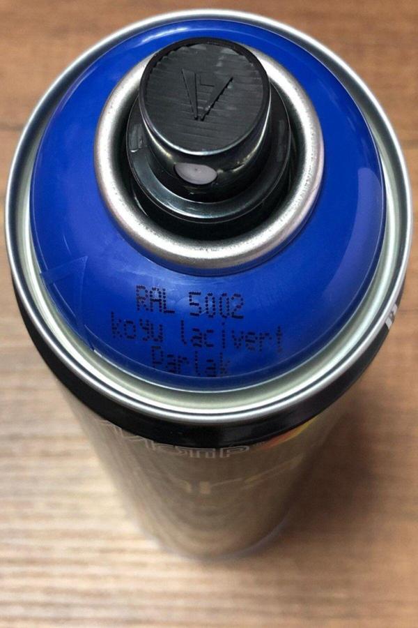 Motip Carat Ral5002 Koyu Lacivert Parlak Sprey Boya 400 Ml - Image 1