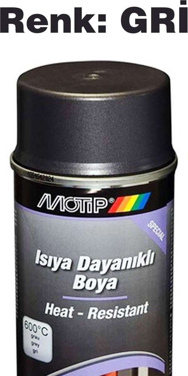 Motip Isıya Dayanıklı Sprey Boya Gri - Image 1