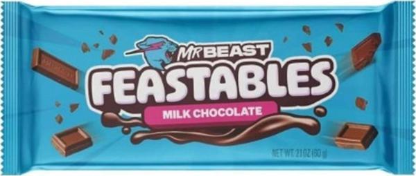 Mr Beast Feastables Milk Chocolate 60 gr - Image 1
