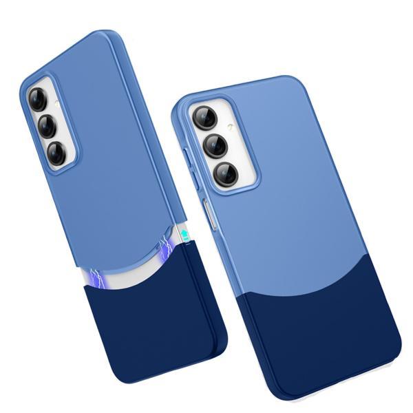 Samsung Galaxy A56 Uyumlu Çift Katmanlı Mıknatıslı İnce Slim Kapak - Image 1