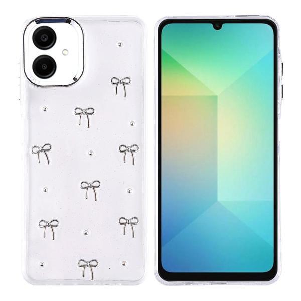 Samsung Galaxy A06 Uyumlu Kamera Korumalı Kiraz-Fiyonk Figürlü Silikon Kapak - Image 1