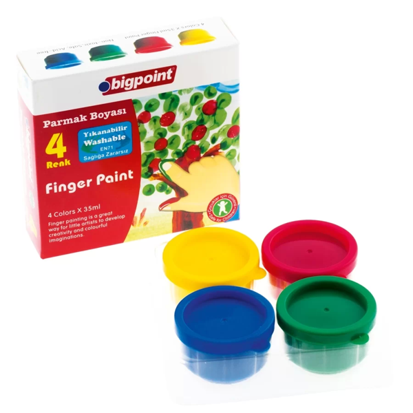 Bigpoint Parmak Boyası 4 Renk x 35 ml - Image 1