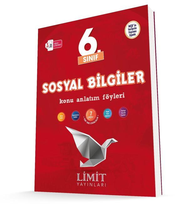 Limit 2026 6. Sınıf Sosyal Bilgiler Konu Anlatım Föyleri Güncel Müfredat - Limit Yayınları - Image 1