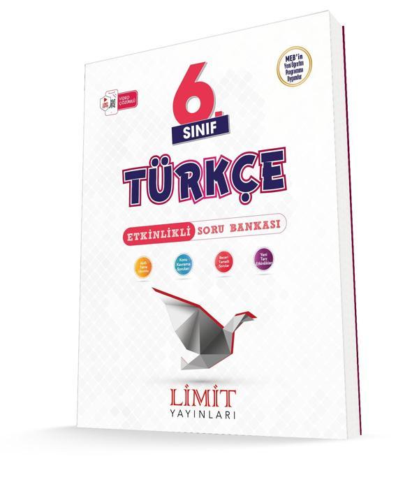 Limit 2026 6. Sınıf Türkçe Etkinlikli Soru Bankası Güncel Müfredat - Limit Yayınları - Image 1