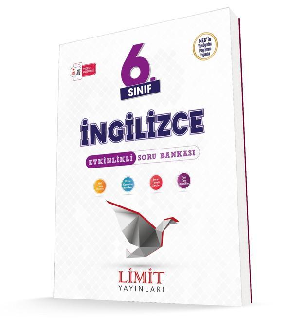 Limit 2026 6. Sınıf İngilizce Etkinlikli Soru Bankası Güncel Müfredat - Limit Yayınları - Image 1