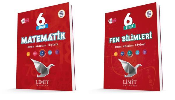 Limit 2026 6. Sınıf Matematik + Fen Bilimleri Konu Anlatım Seti 2 Kitap Güncel Müfredat - Limit Yayınları - Image 1
