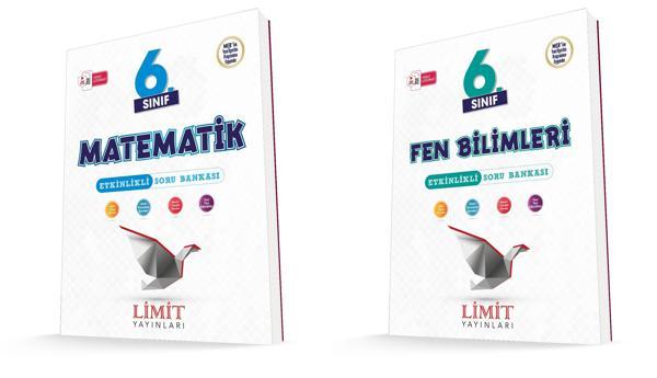 Limit 2026 6. Sınıf Matematik + Fen Bilimleri Soru Bankası Seti 2 Kitap Güncel Müfredat - Limit Yayınları - Image 1
