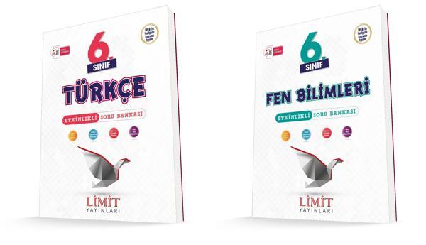 Limit 2026 6. Sınıf Türkçe + Fen Bilimleri Soru Bankası Seti 2 Kitap Güncel Müfredat - Limit Yayınları - Image 1