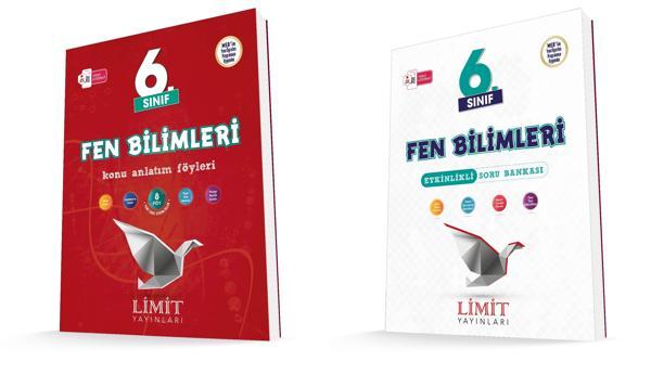 Limit 2026 6. Sınıf Fen Bilimleri Konu Anlatım + Soru Bankası Seti 2 Kitap Güncel Müfredat - Limit Yayınları - Image 1