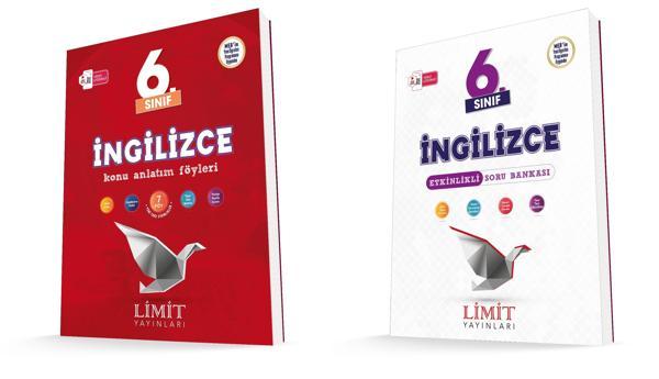 Limit 2026 6. Sınıf İngilizce Konu Anlatım + Soru Bankası Seti 2 Kitap Güncel Müfredat - Limit Yayınları - Image 1