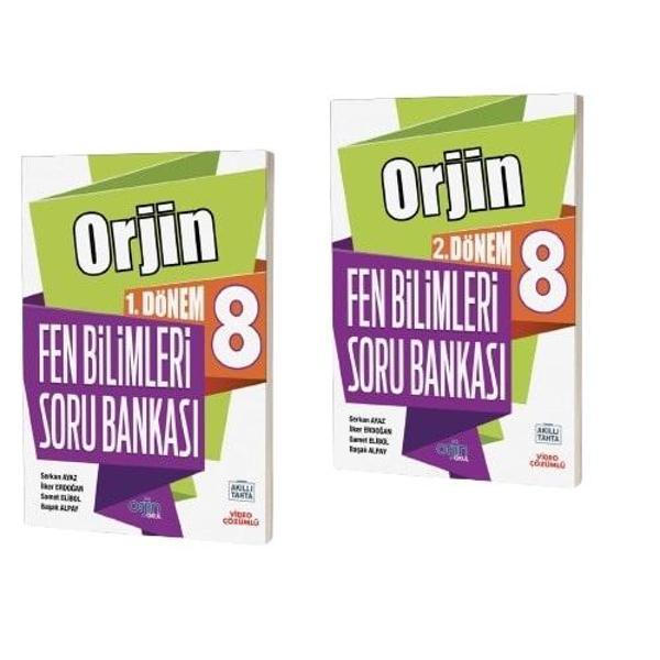 Orjin Okul 2026 8. Sınıf Fen Bilimleri 1. Ve 2. Dönem Soru Bankası - Image 1
