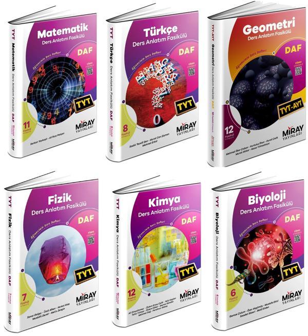 Miray 2025 Tyt Sayısal Ders Anlatım Fasikülleri Seti 6 Kitap - Miray Yayınları - Image 1