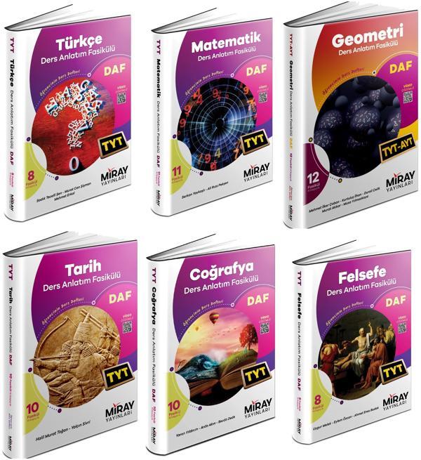 Miray 2025 Tyt Eşit Ağırlık Ders Anlatım Fasikülleri Seti 6 Kitap - Miray Yayınları - Image 1