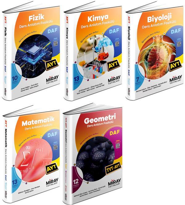 Miray 2025 Ayt Sayısal Ders Anlatım Fasikülleri Seti 6 Kitap - Miray Yayınları - Image 1