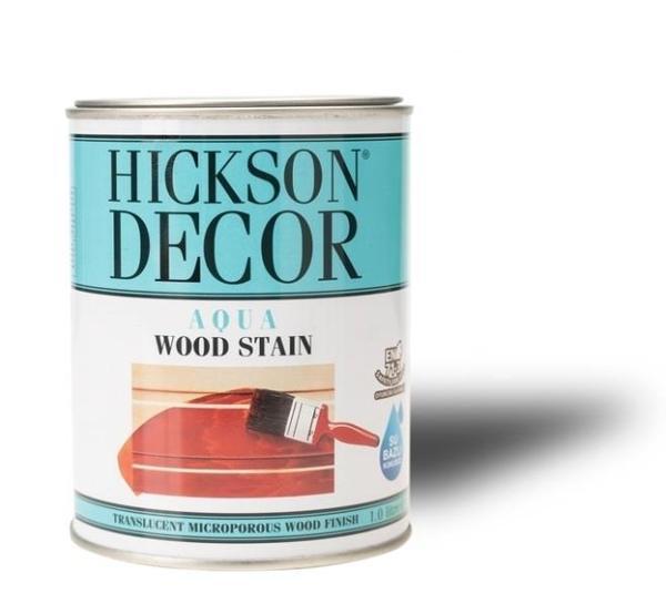 Hickson Decor Ultra Aqua Wood Stain - Renkli Ahşap Vernik 1lt-Teak - Image 1