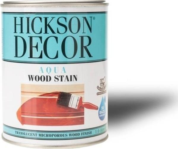 Hickson Decor Ultra Aqua Wood Stain - Renkli Ahşap Vernik 1lt-Teak - Image 1