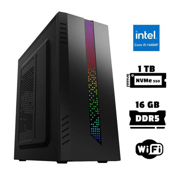 Xaser Xsr943 i5 14400F 16GB DDR5 Ram 1TB M.2 NVMe SSD 2GB GT610 Masaüstü Ofis Bilgisayarı - Image 1