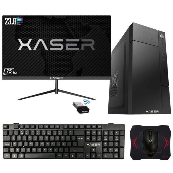 Xaser Xsr390 i3 4130 16GB Ram 512GB SSD 23.8" Monitör Masaüstü Ofis Bilgisayarı - Image 1