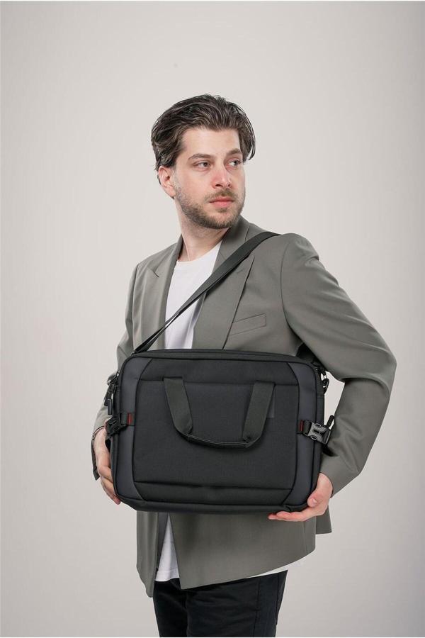 Siyah Unisex Evrak ve Laptop Çantası 71460 - Image 1
