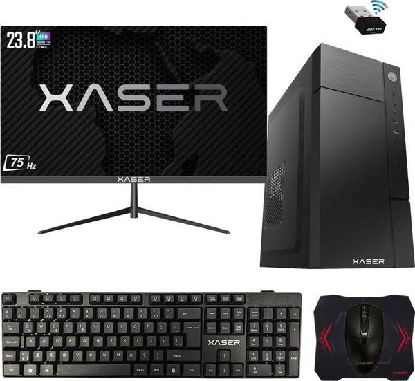 Xaser Xsr423 i7 6700 8GB Ram 512GB SSD 23.8" Monitör Masaüstü Ofis Bilgisayarı - Image 1