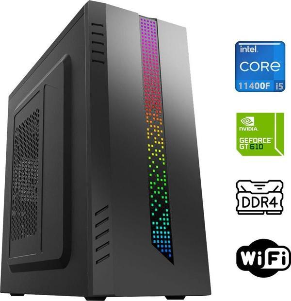 Xaser Xsr699 i5 11400F 16GB Ram 512GB M.2 NVMe SSD 2GB GT610 Ekran Kartı Masaüstü Ofis Bilgisayarı - Image 1