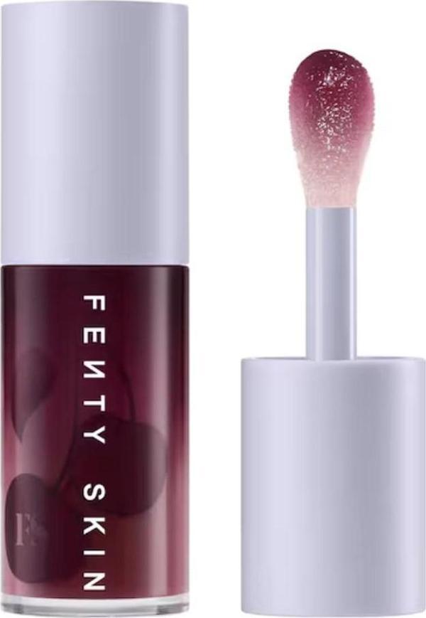 FENTY SKIN Fenty Treatz Black Cherry - Kuru Dudaklar için Jojoba Yağı İçeren Nemlendirici Dudak Yağı - Image 1