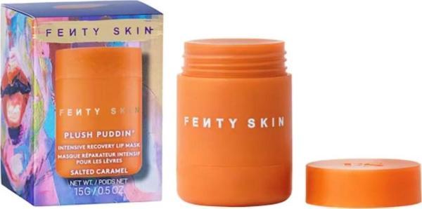 FENTY SKIN Plush Puddin'Salted Caramel  - Dolgunlaştırıcı ve onarıcı dudak maskesi 15 g - Image 1