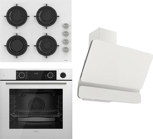 FERRE STEAMART ANKASTRE SET BEYAZ (D081-CS206-XE64OB) - Image 1