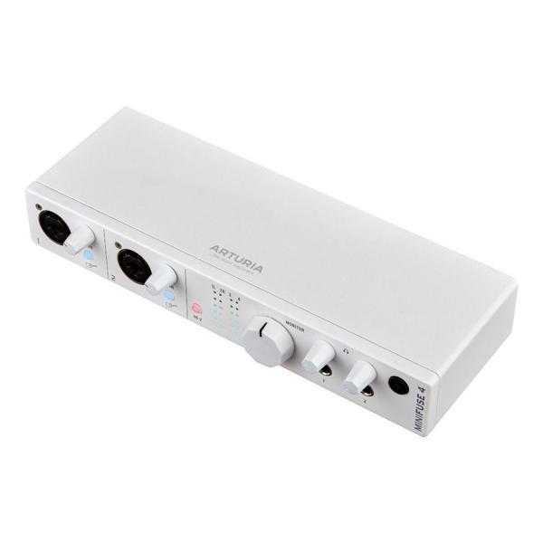 MiniFuse 4: Beyaz | 4-Giriş / 4-Çıkış, 24-bit 192 kHz, MIDI, USB-C taşınabilir ses kartı - Image 1