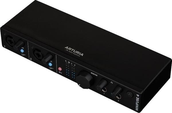 MiniFuse 4: Siyah | 4-Giriş / 4-Çıkış, 24-bit 192 kHz, MIDI, USB-C taşınabilir ses kartı - Image 1