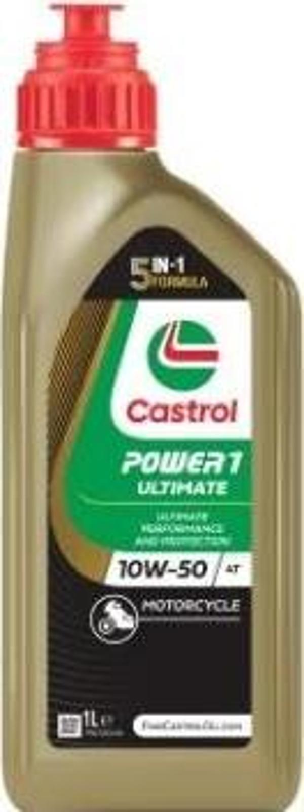 CASTROL POWER1 ULTIMATE 4T MOTOR YAĞI 10W50 1LT - Image 1