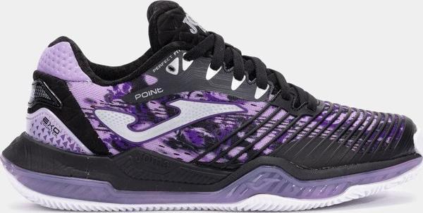 Joma Point Kadın 2501 Siyah Mor Tenis Ayakkabısı - Image 1