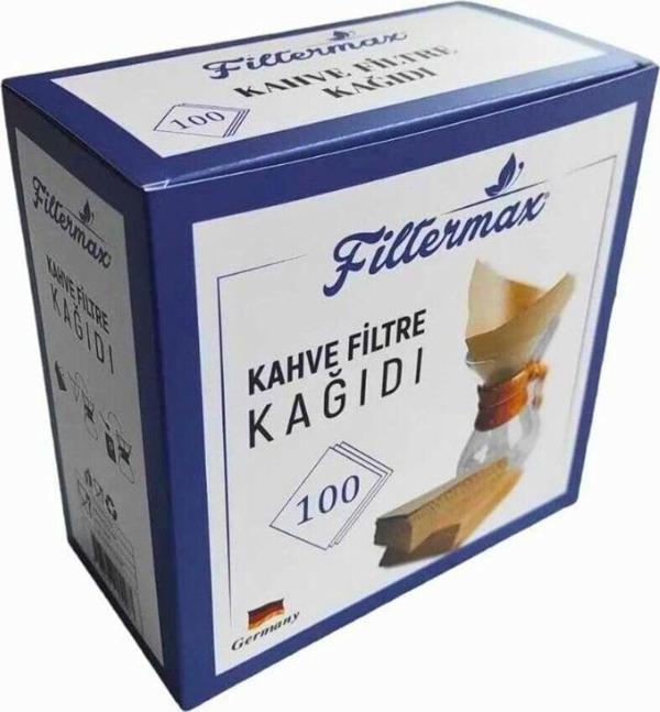 Vestron Chemex 5-8 Fincan Uyumlu Filtre Kağıdı 100 Adet Vcw - Image 1
