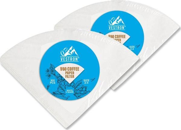 Vestron V60 Filtre Kağıdı Eko Set (2*100 Adet) Vcw - Image 1