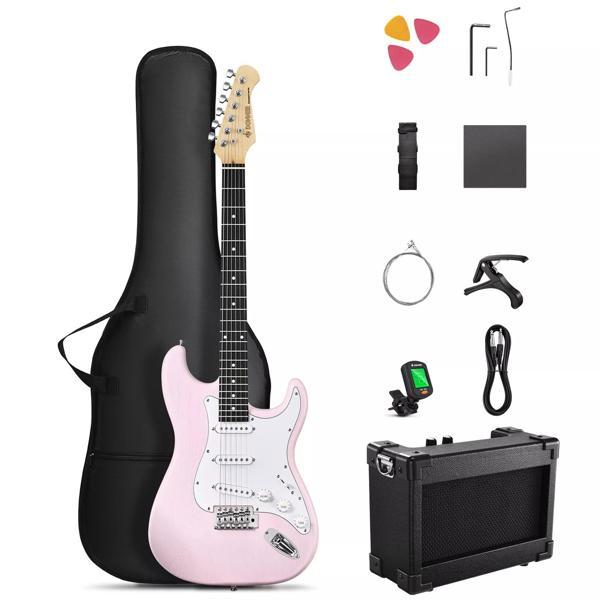 Donner DST-80 ST Elektro Gitar Seti (Pembe) - Image 1