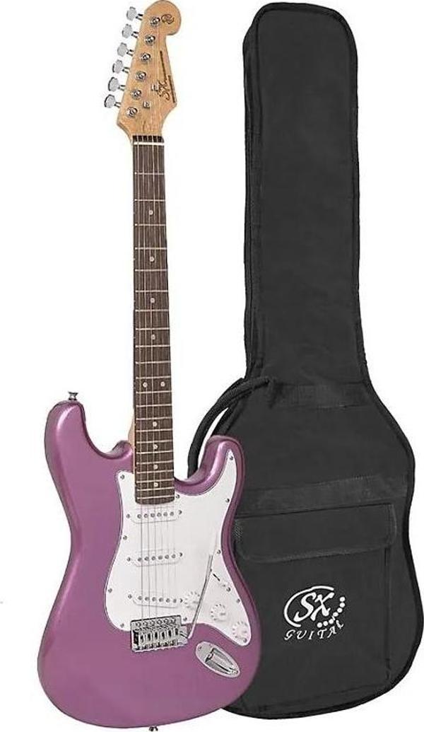 SX ED1-MPP Elektro Gitar (Metallic Purple) - Image 1