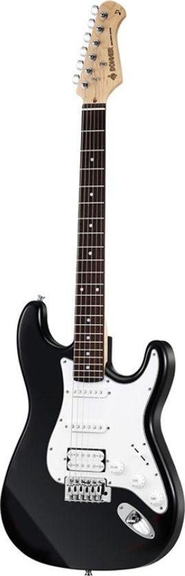 Donner DST-100B Elektro Gitar (Siyah) - Image 1