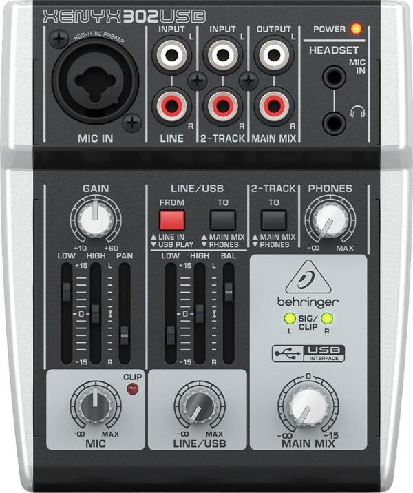 BEHRINGER XENYX 302USB / Analog Mixer - Image 1