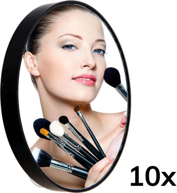 10x Büyüteçli Vantuzlu Pratik Kullanışlı Makyaj Lens Traş Aynası (5060) - Image 1