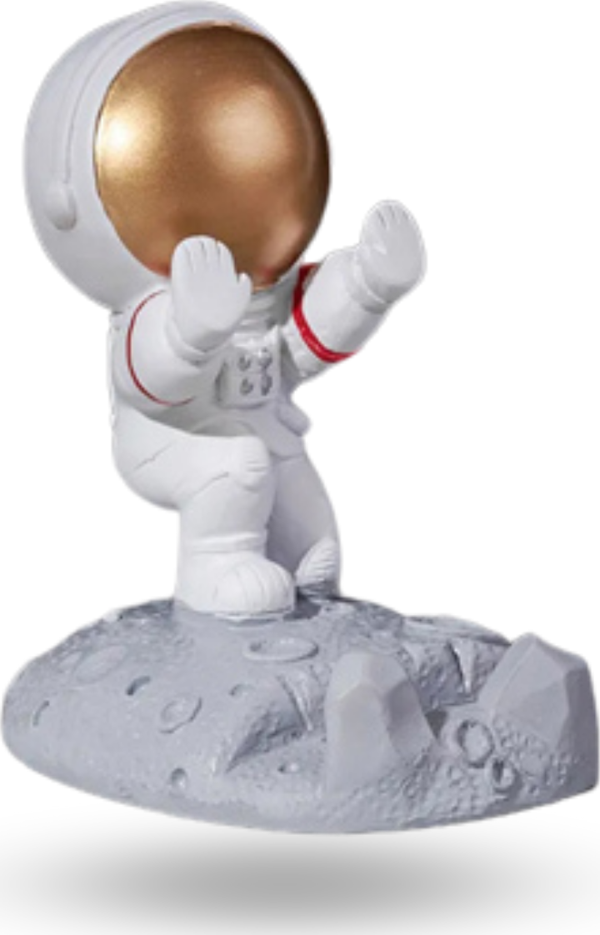 Büro Ev Ofis Cep Telefonu için Astronot Stil Telefon Tutucu - Image 1